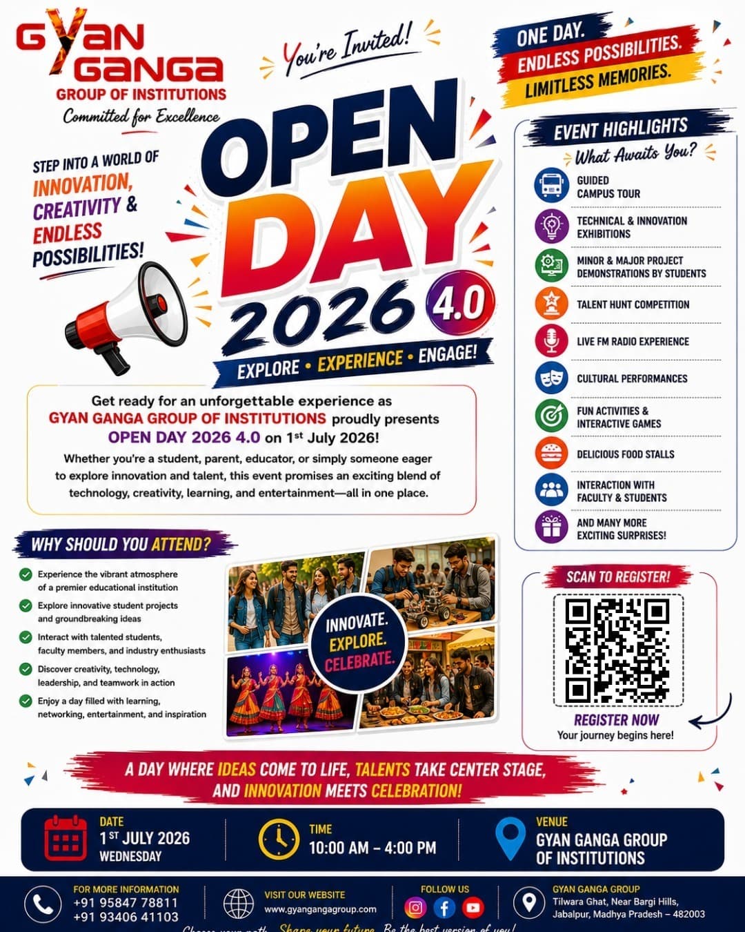 Open Day 4.0 — Event Flyer