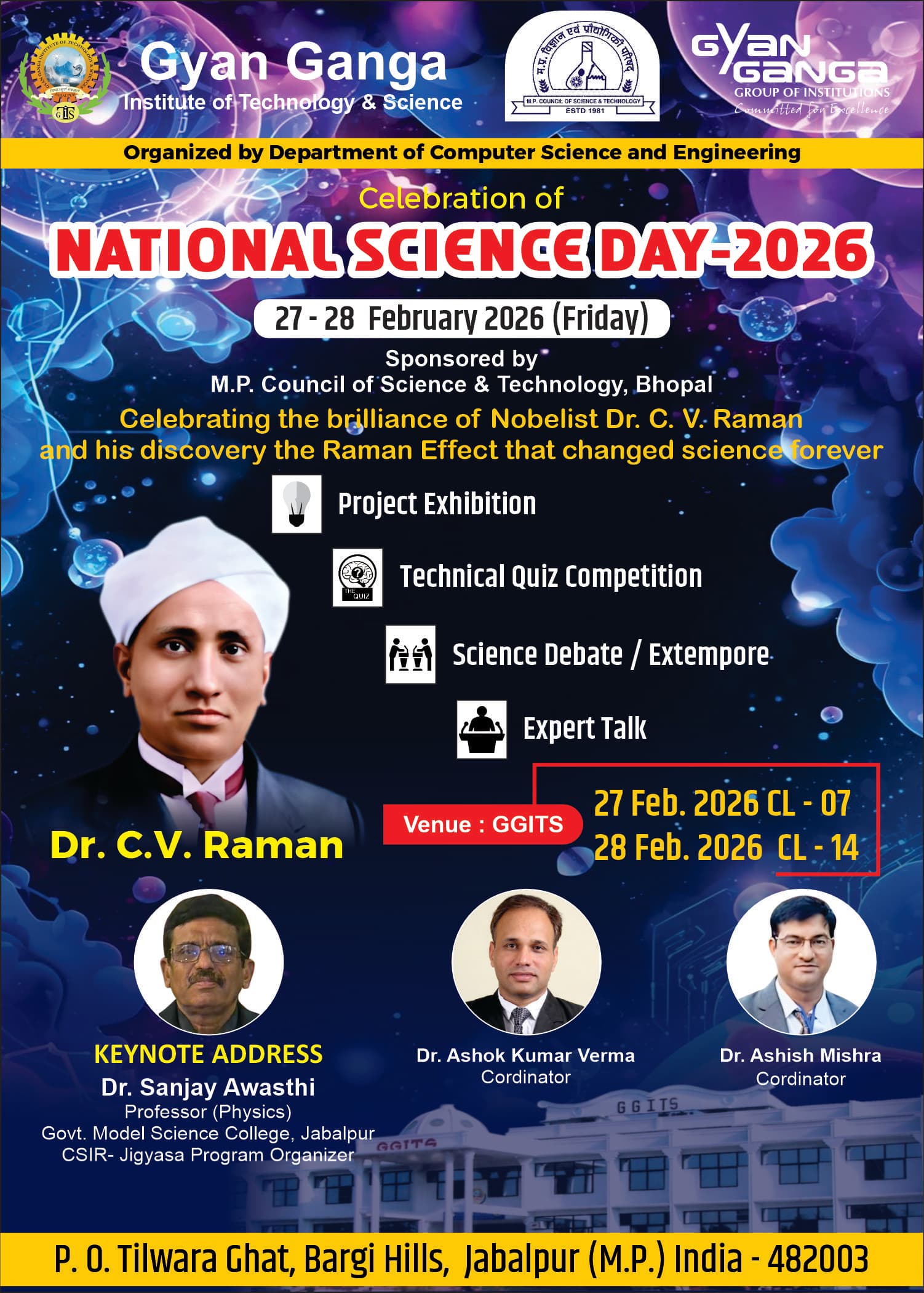 National Science Day-26 27-28 February 2026