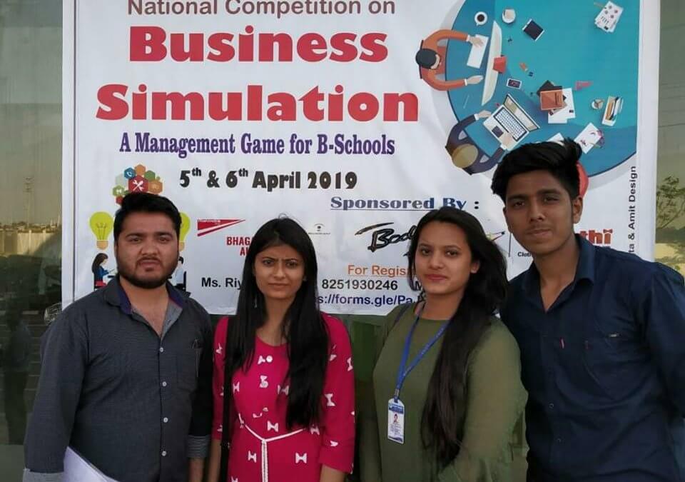 4th position in ‘National Business Simulation – A Management Game’ Competition
